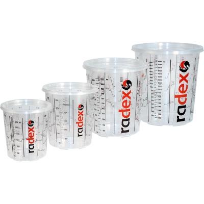 Radex RADEX Miešací kelímok s vrchnákom 750ml